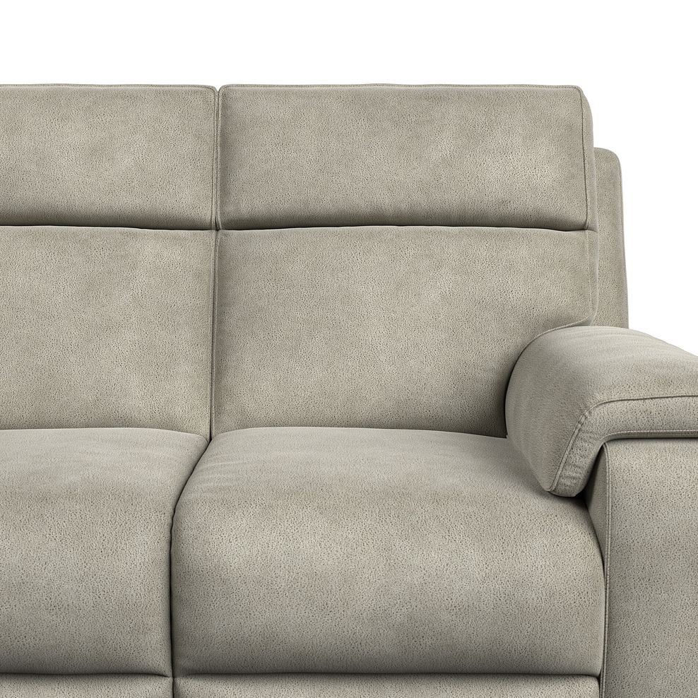 Selby 2 Seater Power Recliner Sofa with Power Headrest in Miller Taupe Fabric 11