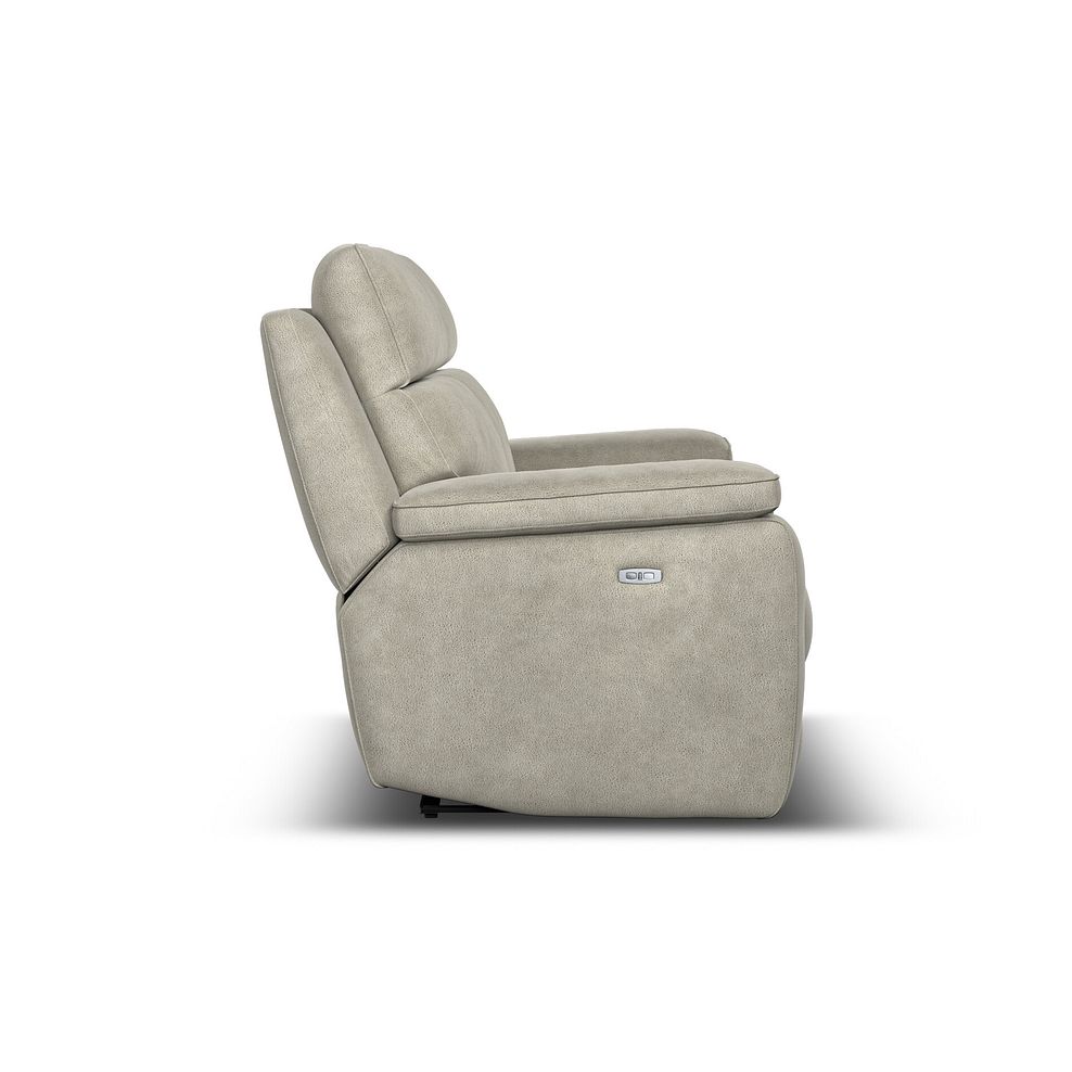 Selby 3 Seater Power Recliner Sofa in Miller Taupe Fabric 7