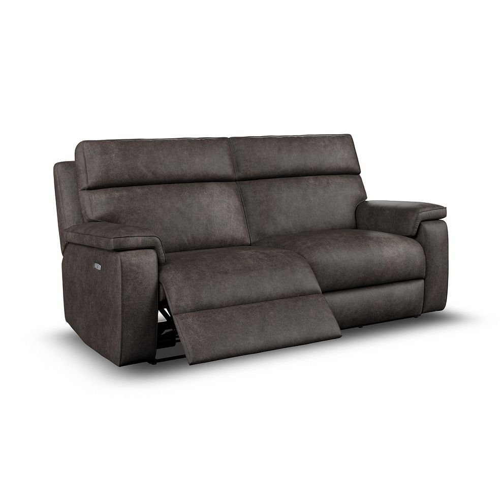 Selby 3 Seater Power Recliner Sofa in Pilgrim Pewter Fabric 2