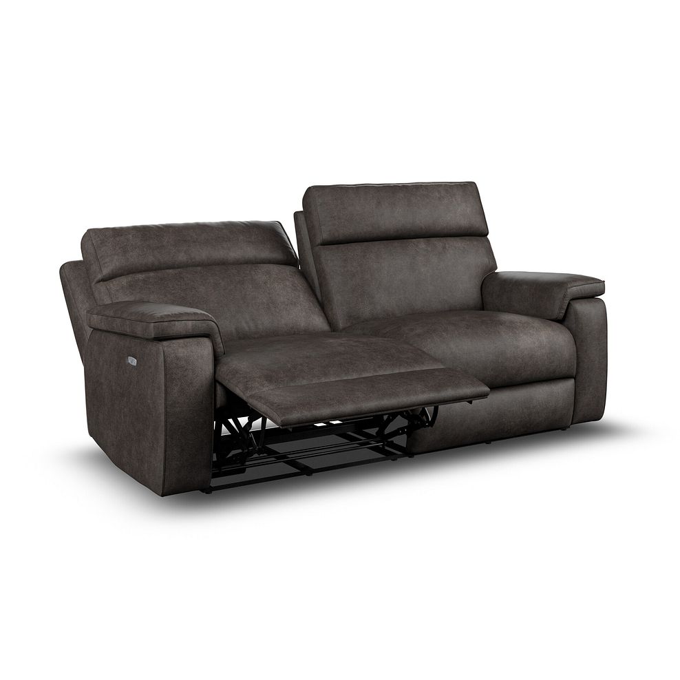 Selby 3 Seater Power Recliner Sofa in Pilgrim Pewter Fabric 3