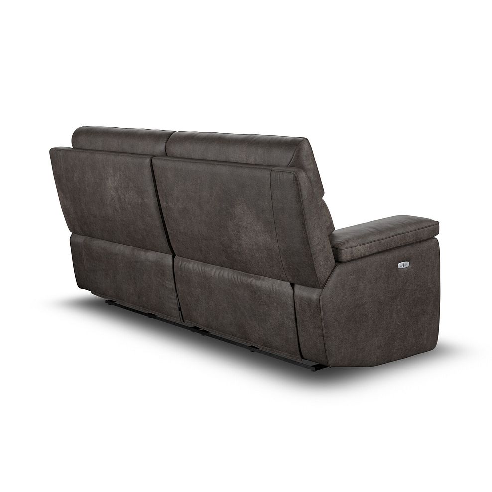 Selby 3 Seater Power Recliner Sofa in Pilgrim Pewter Fabric 6