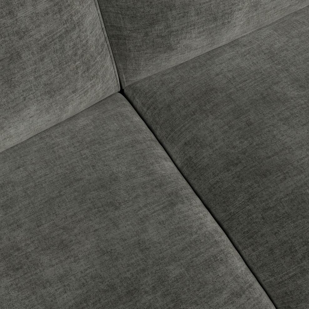 Selby 3 Seater Power Recliner Sofa in Plush Charcoal Fabric 11