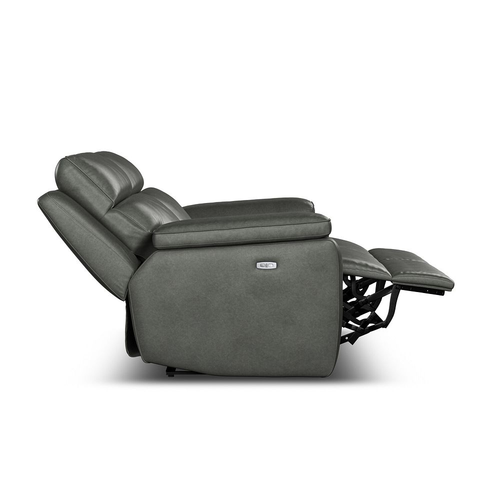 Selby 3 Seater Power Recliner Sofa in Virgo Lead Leather 8