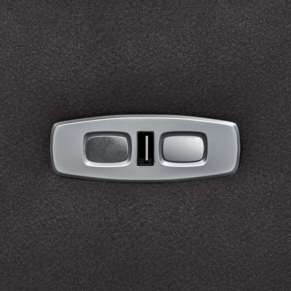 Selby 3 Seater Power Recliner Sofa with Power Headrest in Virgo Black Leather 22