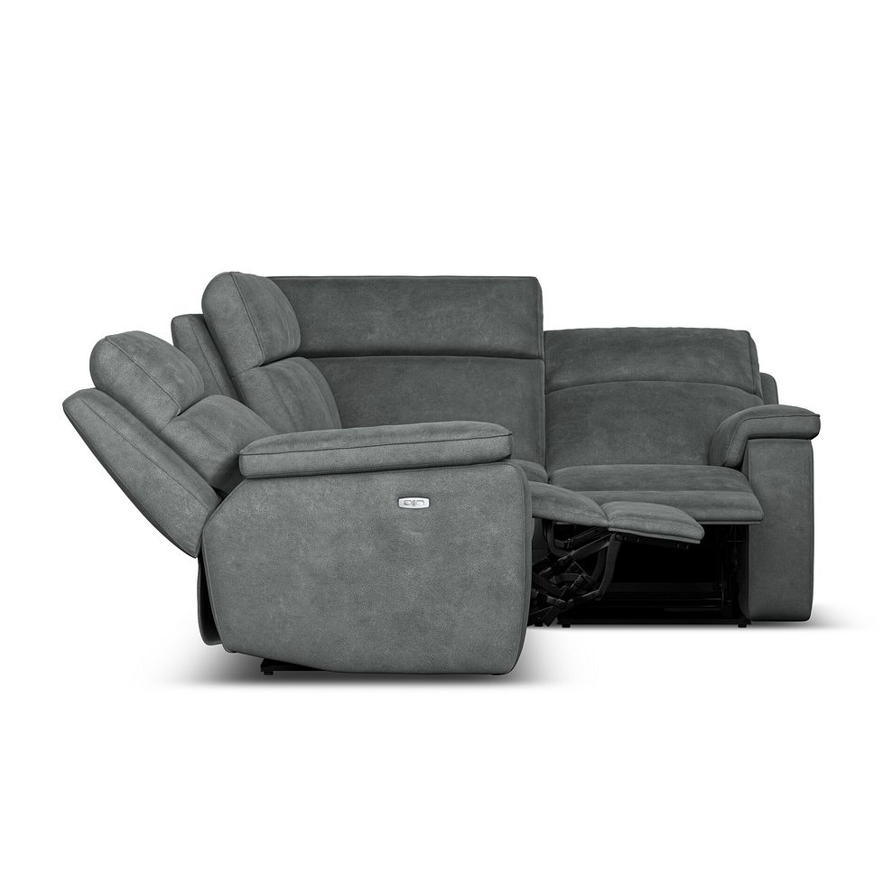 Selby Group 2 Electric Recliner - Left Hand in Miller Grey Fabric 6
