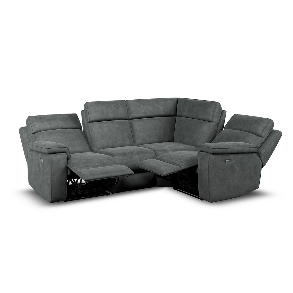 Selby Group 2 Electric Recliner - Left Hand in Miller Grey Fabric 5