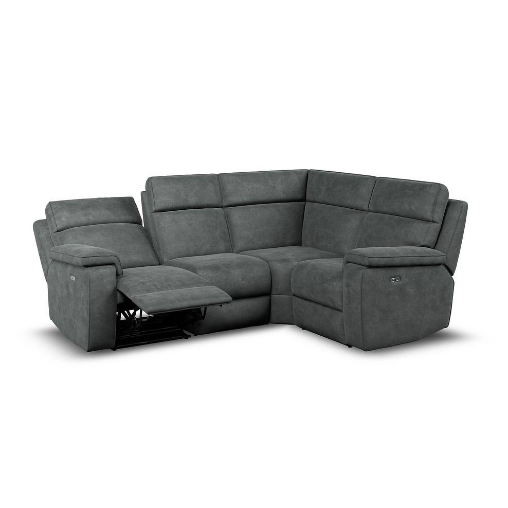 Selby Group 2 Electric Recliner - Left Hand in Miller Grey Fabric 4