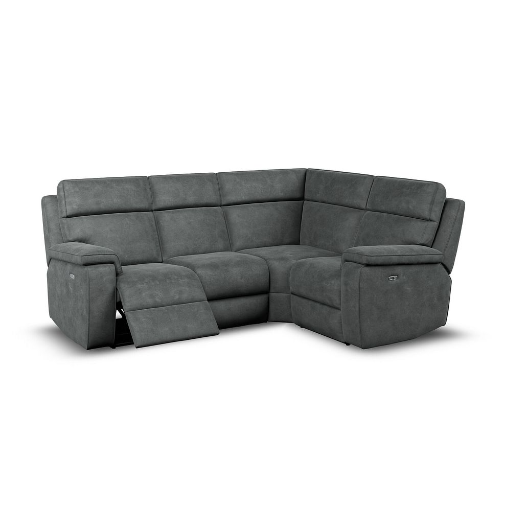 Selby Group 2 Electric Recliner - Left Hand in Miller Grey Fabric 3