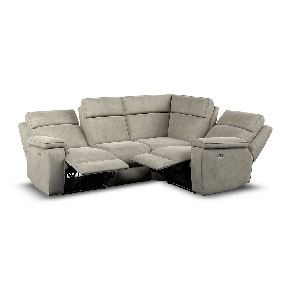 Selby Group 2 Electric Recliner - Left Hand in Miller Taupe Fabric 5