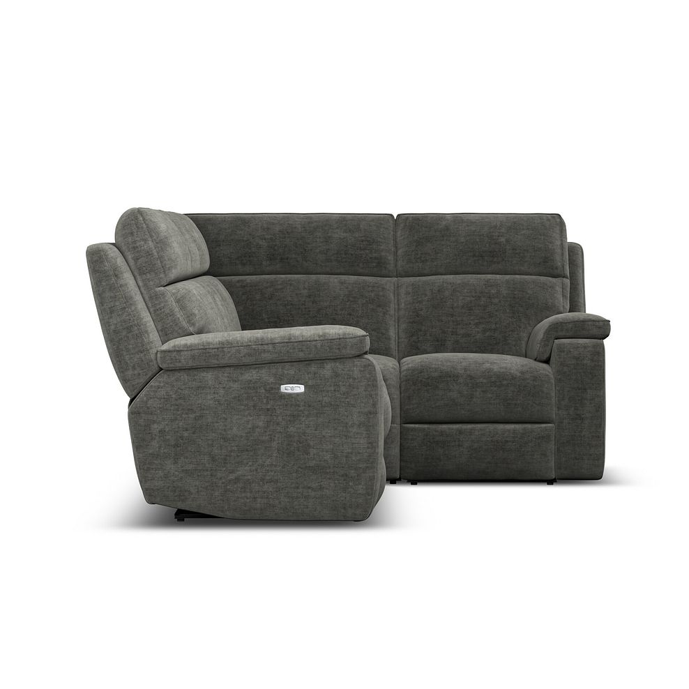 Selby Group 2 Electric Recliner - Left Hand in Plush Charcoal Fabric 7