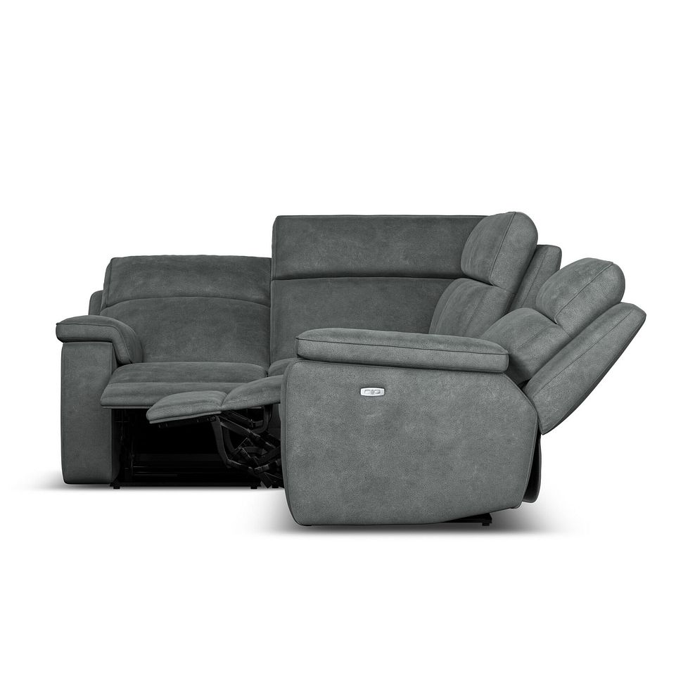 Selby Group 2 Electric Recliner - Right Hand in Miller Grey Fabric 6
