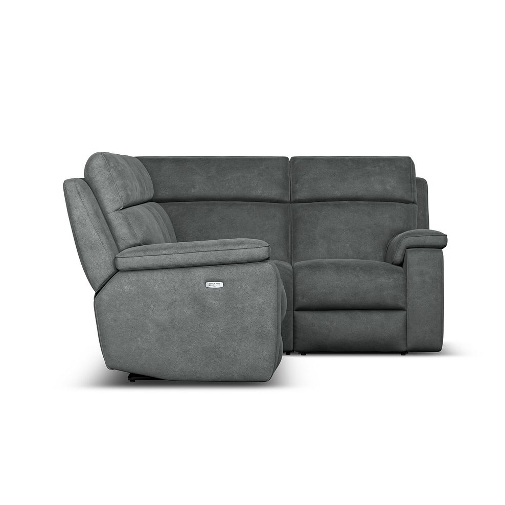 Selby Group 2 Electric Recliner with Power Headrest  Lumbar Support - Left Hand in Miller Grey Fabric 7