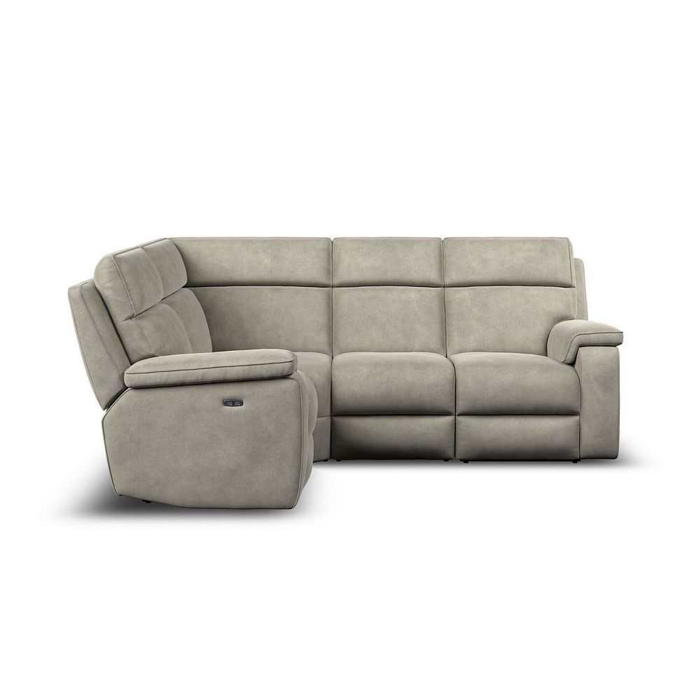 Selby Group 2 Electric Recliner with Power Headrest  Lumbar Support - Right Hand in Miller Taupe Fabric 2