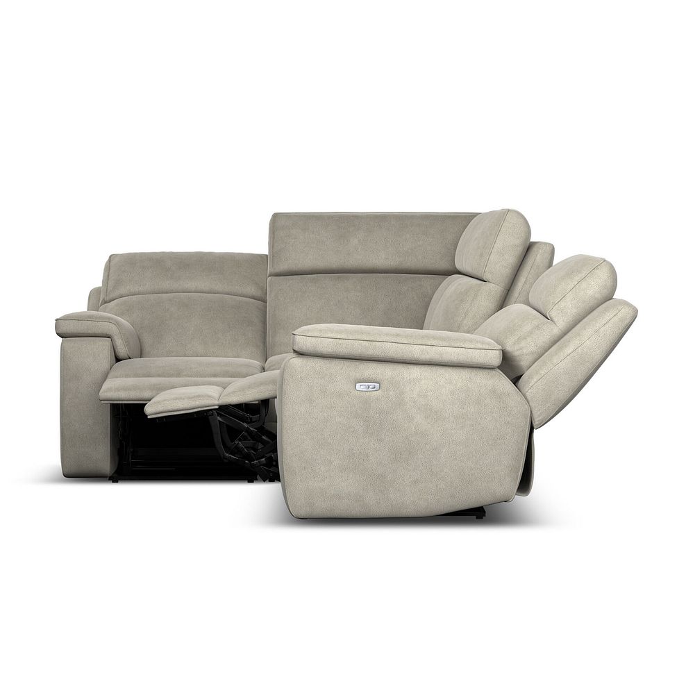 Selby Group 2 Electric Recliner with Power Headrest  Lumbar Support - Right Hand in Miller Taupe Fabric 6