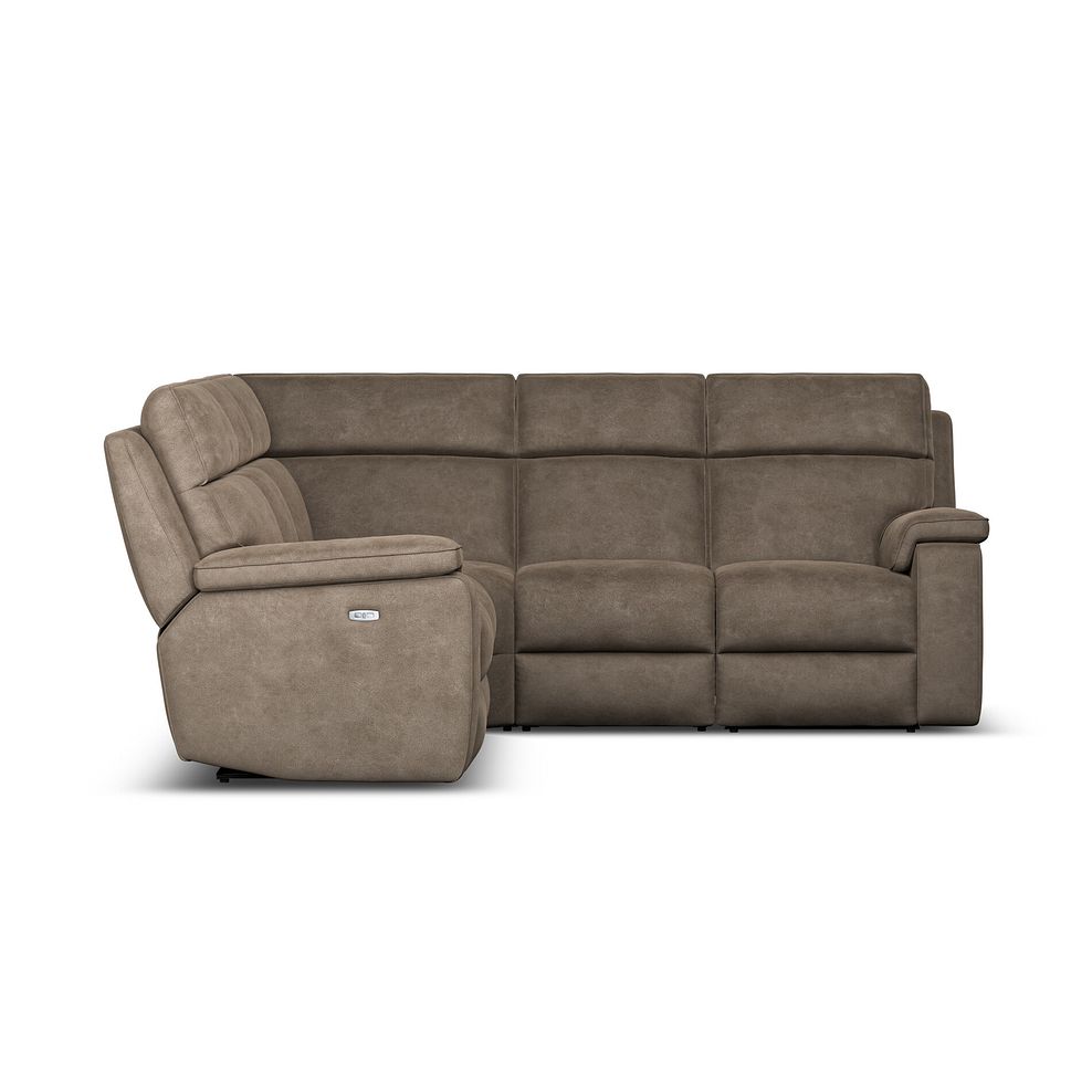 Selby Group 3 Electric Recliner in Miller Earth Brown Fabric 7