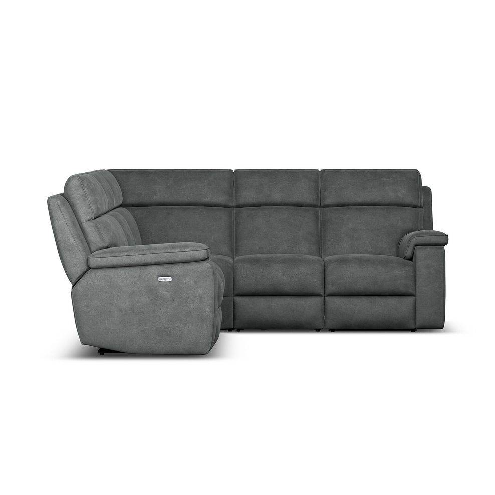Selby Group 3 Electric Recliner in Miller Grey Fabric 7