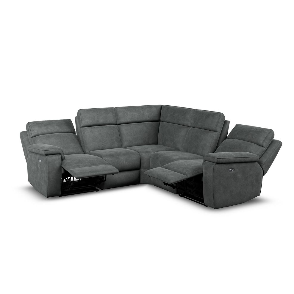 Selby Group 3 Electric Recliner in Miller Grey Fabric 5