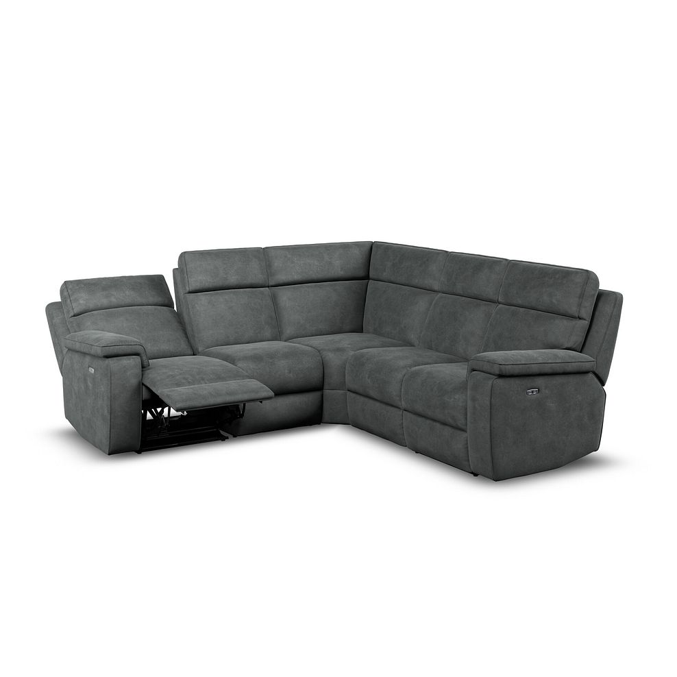 Selby Group 3 Electric Recliner in Miller Grey Fabric 4