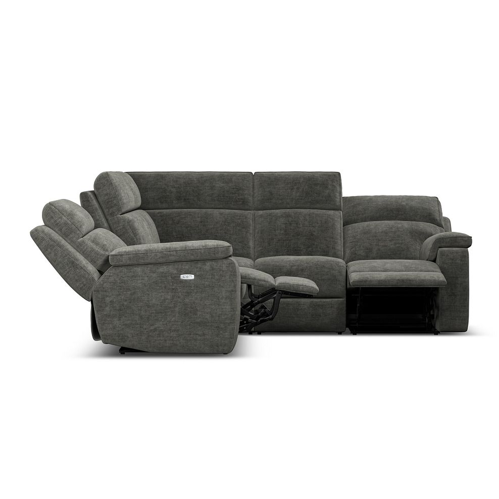 Selby Group 3 Electric Recliner in Plush Charcoal Fabric 6