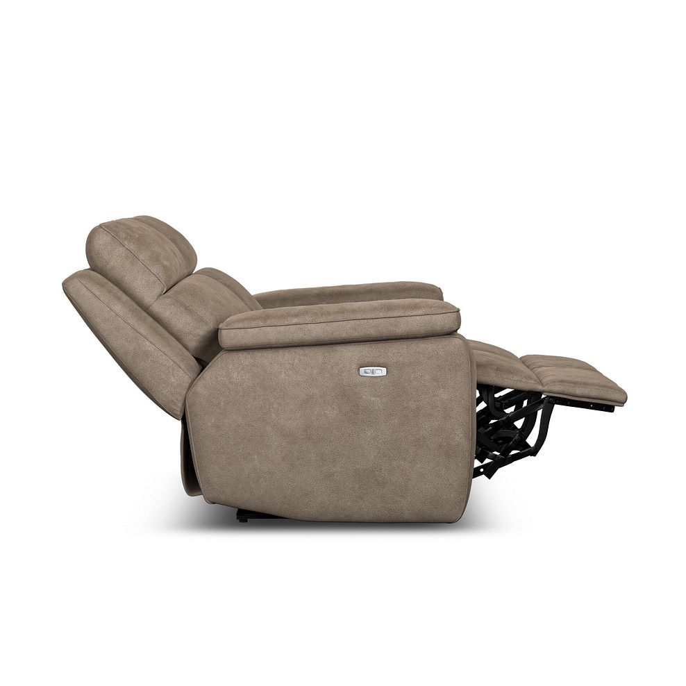 Selby Group 8 Electric Recliner in Miller Earth Brown Fabric 6