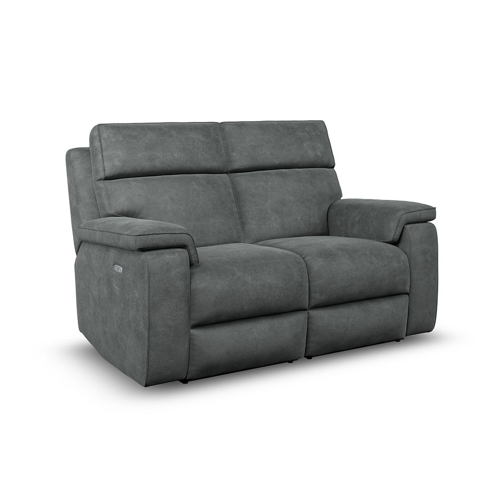 Selby Group 8 Electric Recliner in Miller Grey Fabric 1