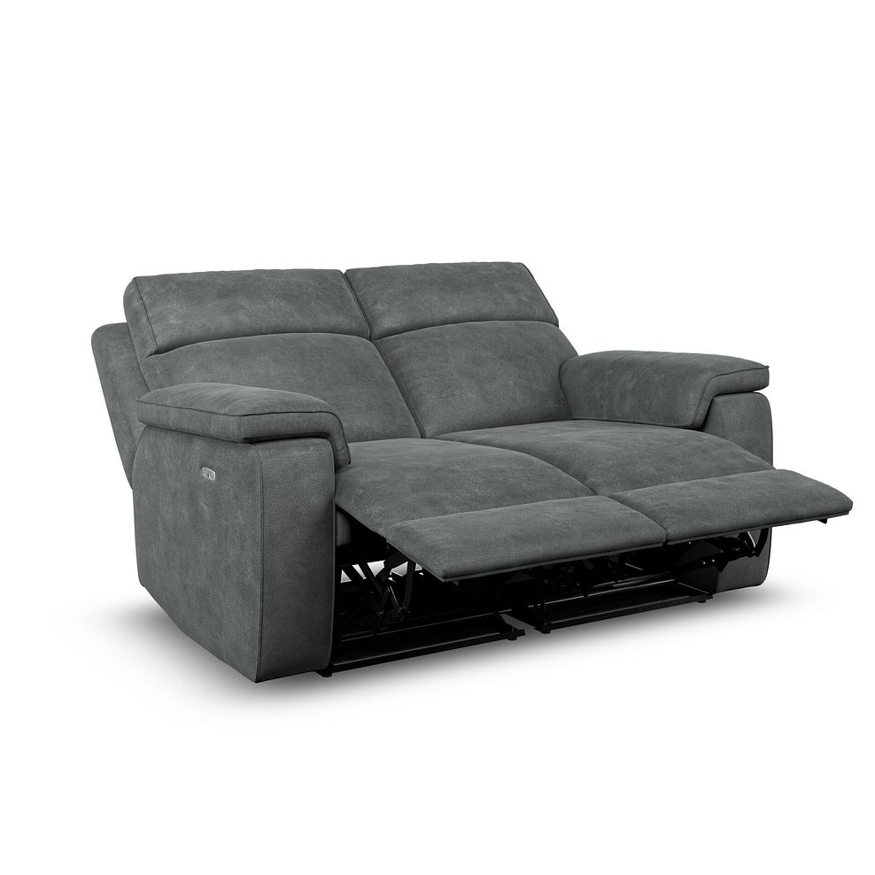 Selby Group 8 Electric Recliner in Miller Grey Fabric 5