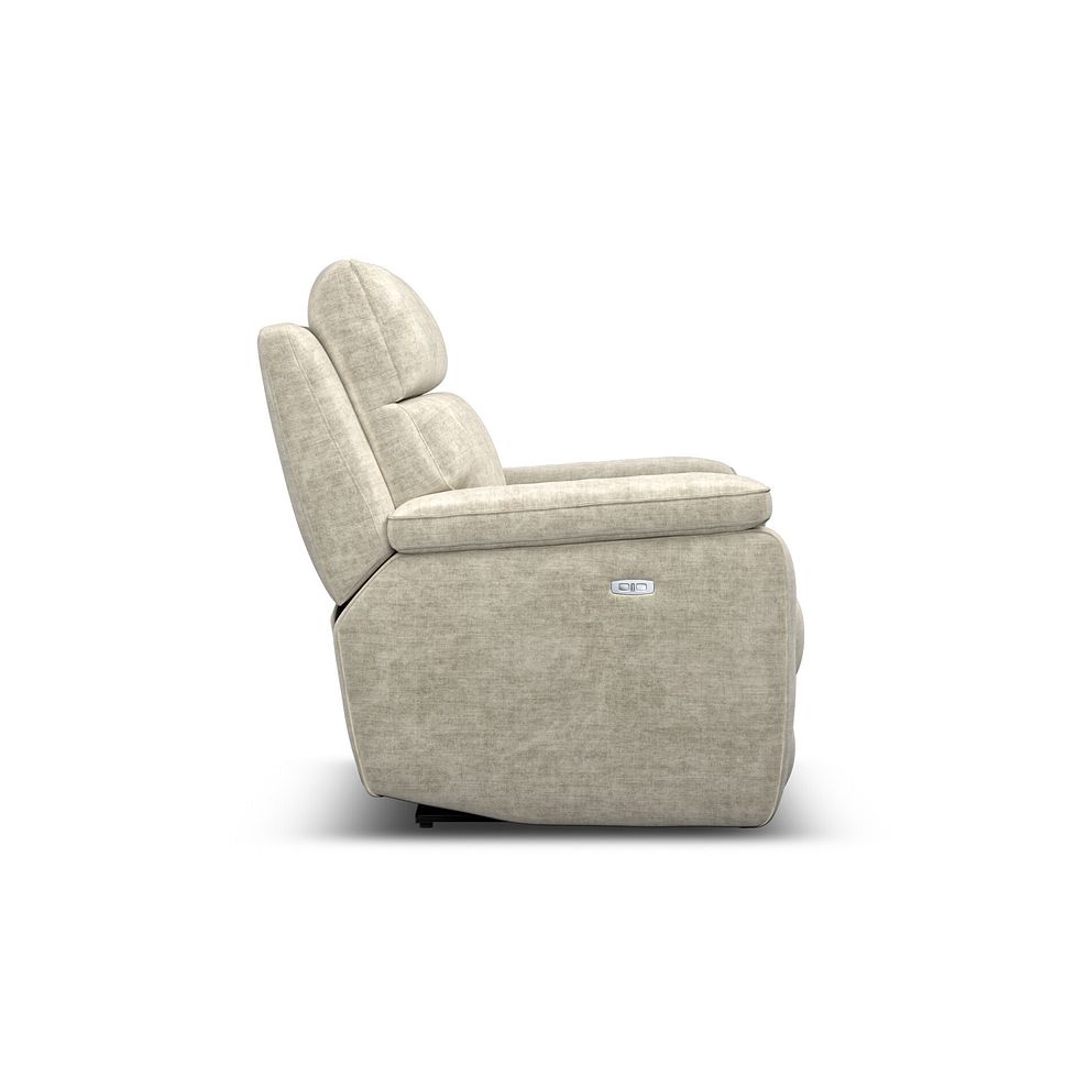 Selby Group 8 Electric Recliner in Plush Beige Fabric 7