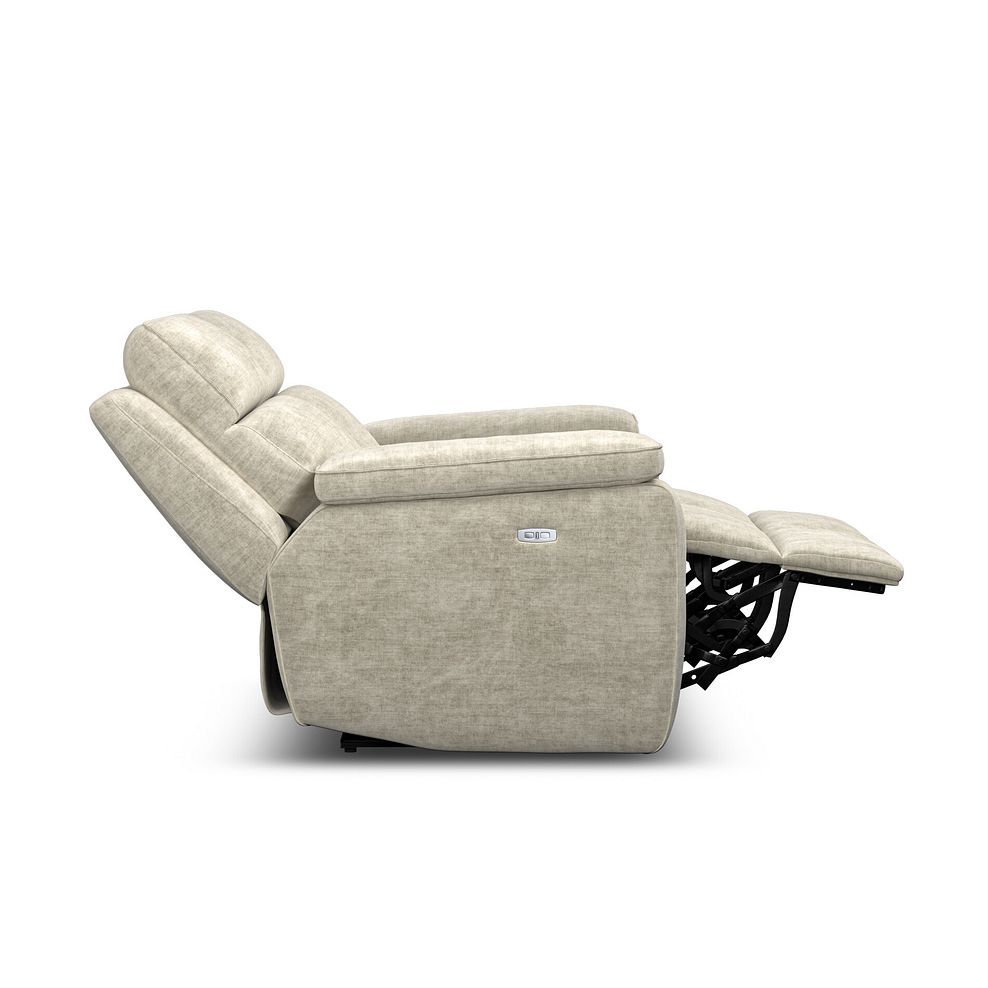 Selby Group 8 Electric Recliner in Plush Beige Fabric 6