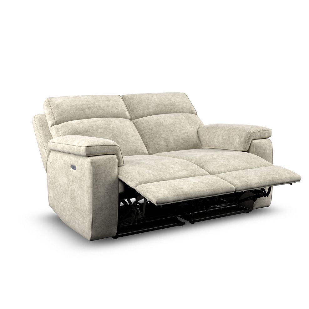 Selby Group 8 Electric Recliner in Plush Beige Fabric 5
