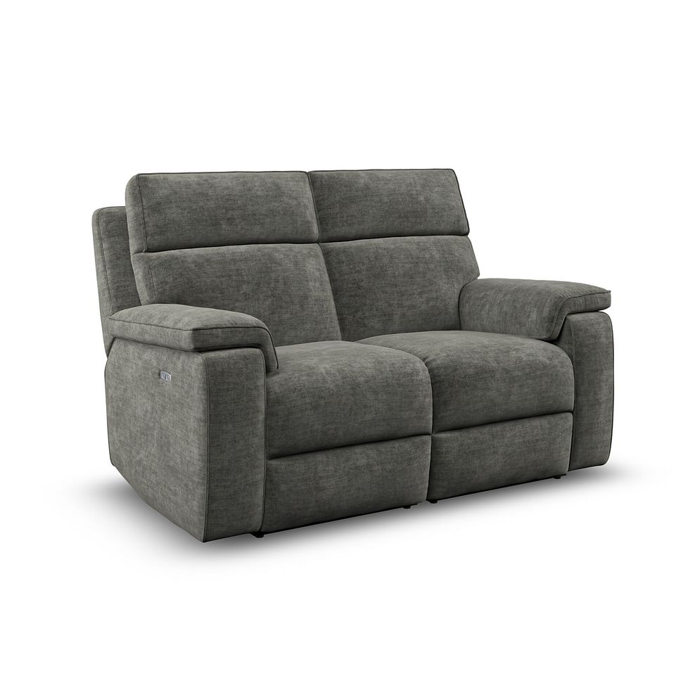 Selby Group 8 Electric Recliner in Plush Charcoal Fabric 1