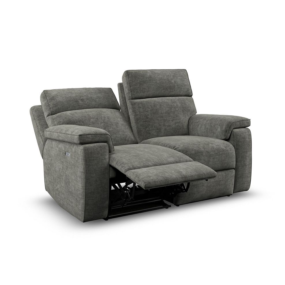 Selby Group 8 Electric Recliner in Plush Charcoal Fabric 4