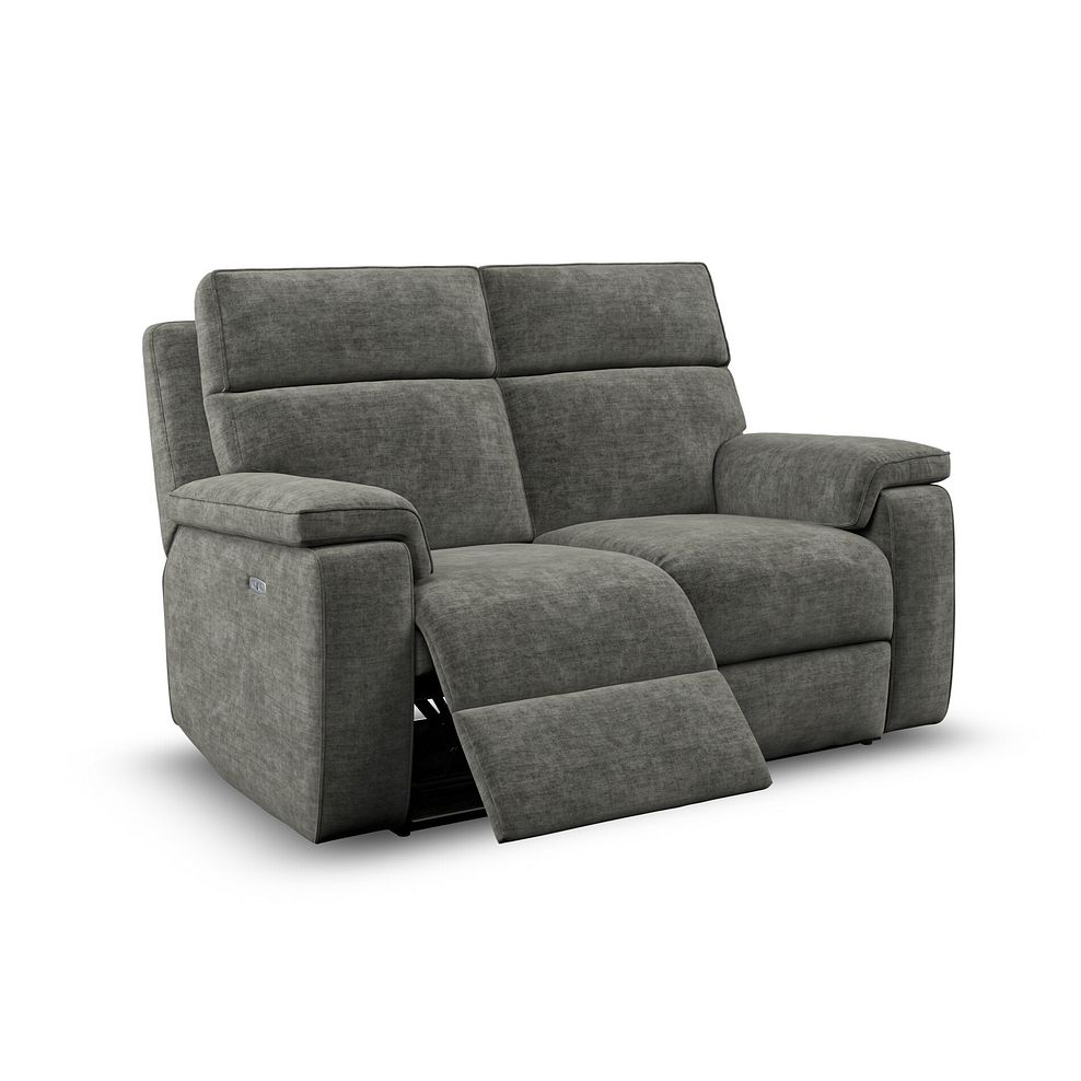 Selby Group 8 Electric Recliner in Plush Charcoal Fabric 3