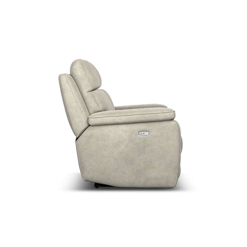 Selby Group 8 Electric Recliner with Power Headrest  Lumbar Support in Miller Taupe Fabric 7