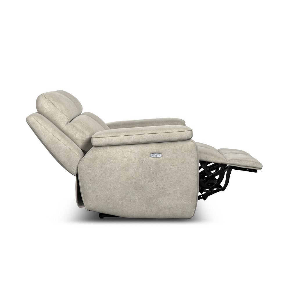 Selby Group 8 Electric Recliner with Power Headrest  Lumbar Support in Miller Taupe Fabric 6