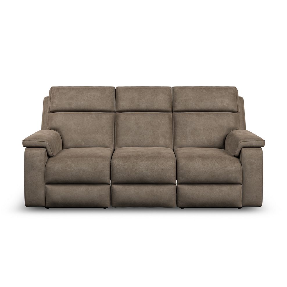 Selby Group 9 Electric Recliner in Miller Earth Brown Fabric 2
