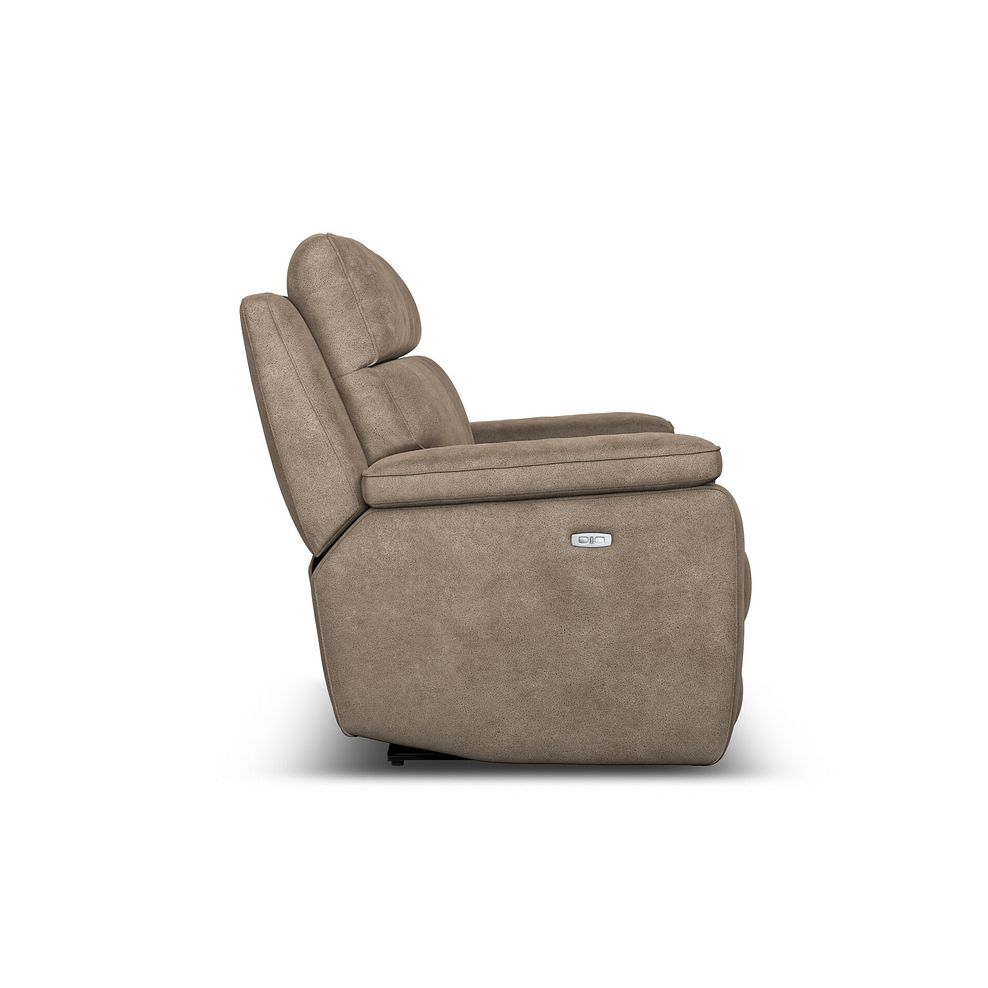 Selby Group 9 Electric Recliner in Miller Earth Brown Fabric 7