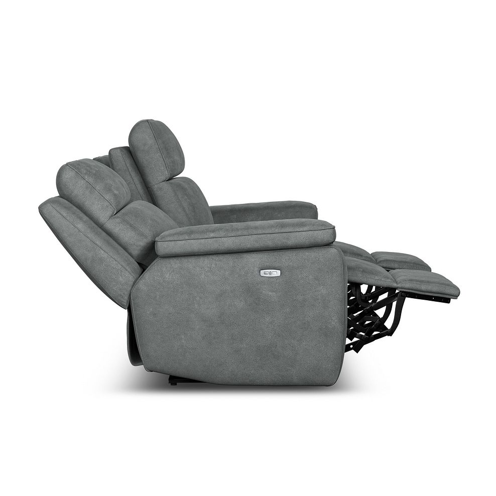 Selby Group 9 Electric Recliner in Miller Grey Fabric 3
