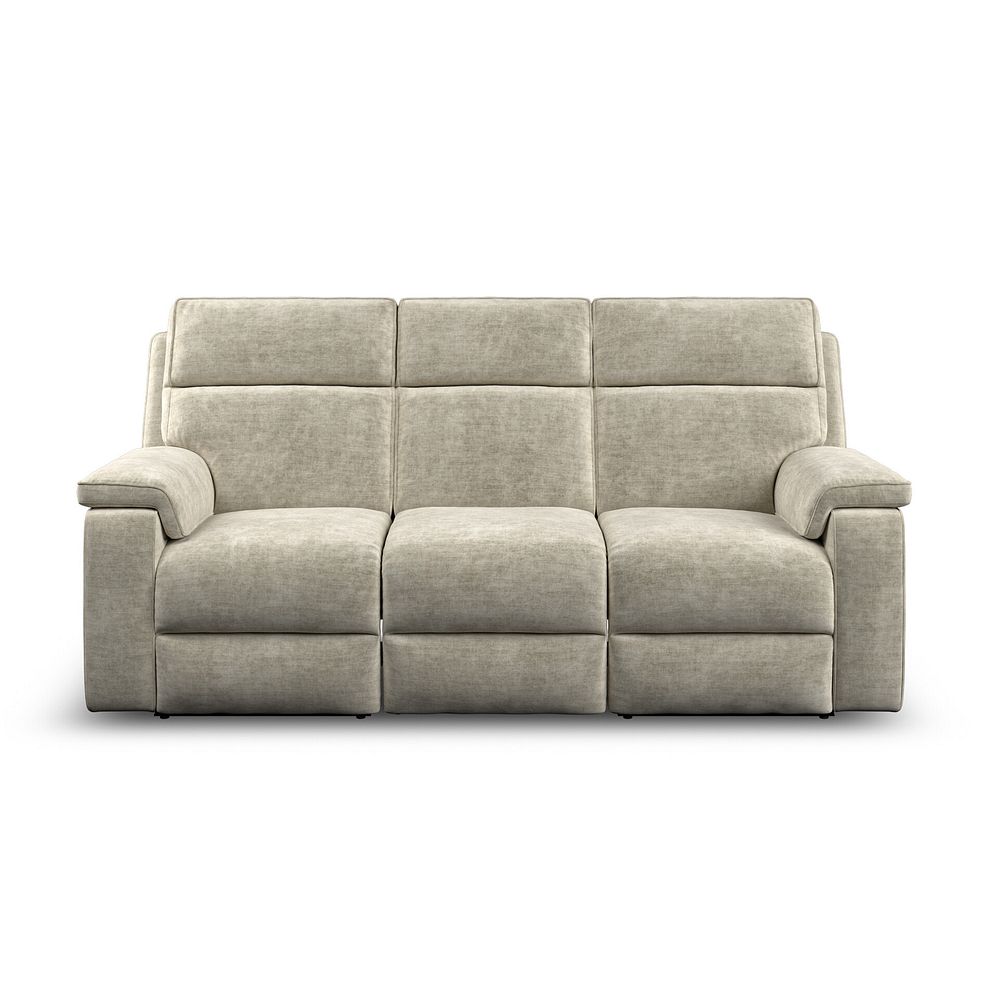 Selby Group 9 Electric Recliner in Plush Beige Fabric 2