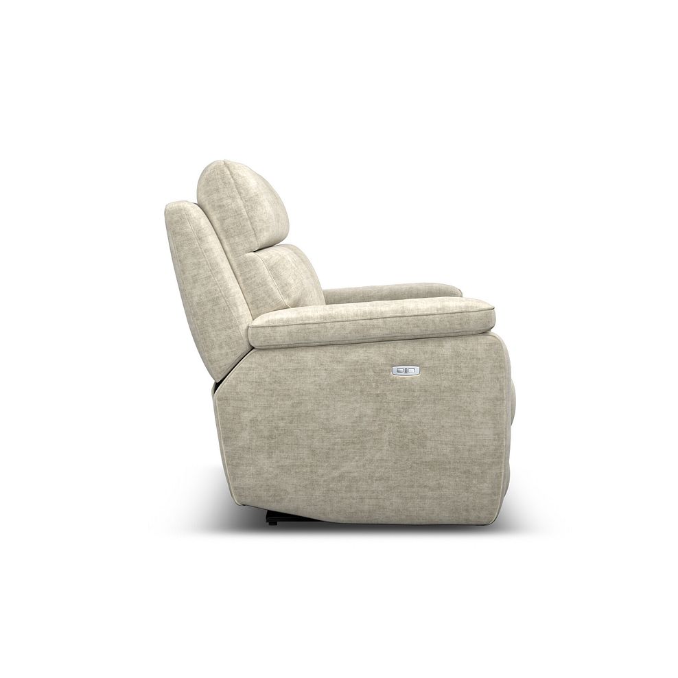 Selby Group 9 Electric Recliner in Plush Beige Fabric 7