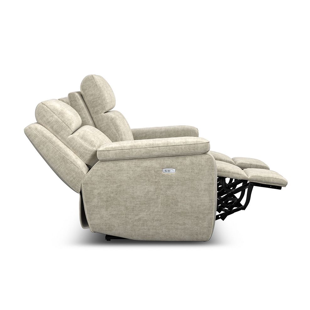 Selby Group 9 Electric Recliner in Plush Beige Fabric 6