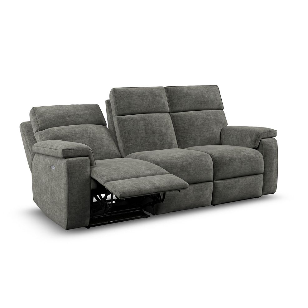 Selby Group 9 Electric Recliner in Plush Charcoal Fabric 4