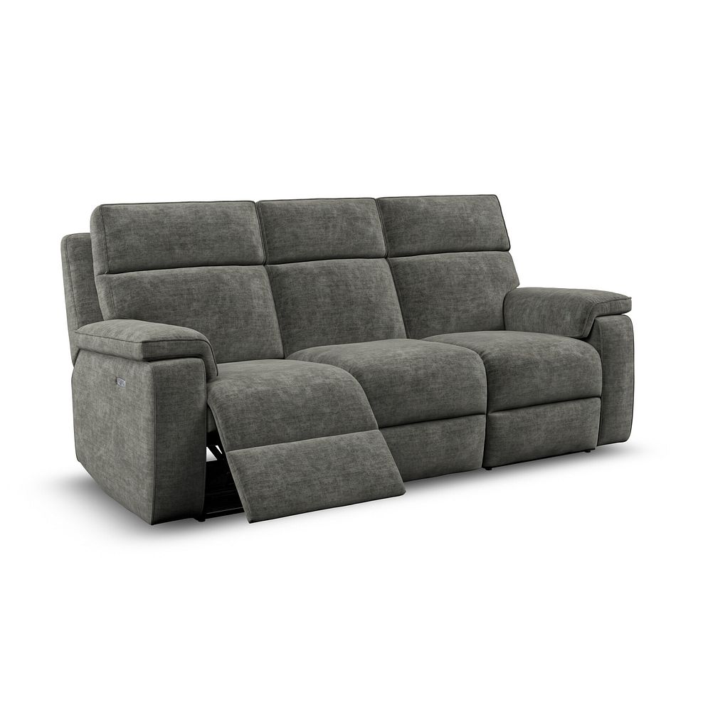 Selby Group 9 Electric Recliner in Plush Charcoal Fabric 3