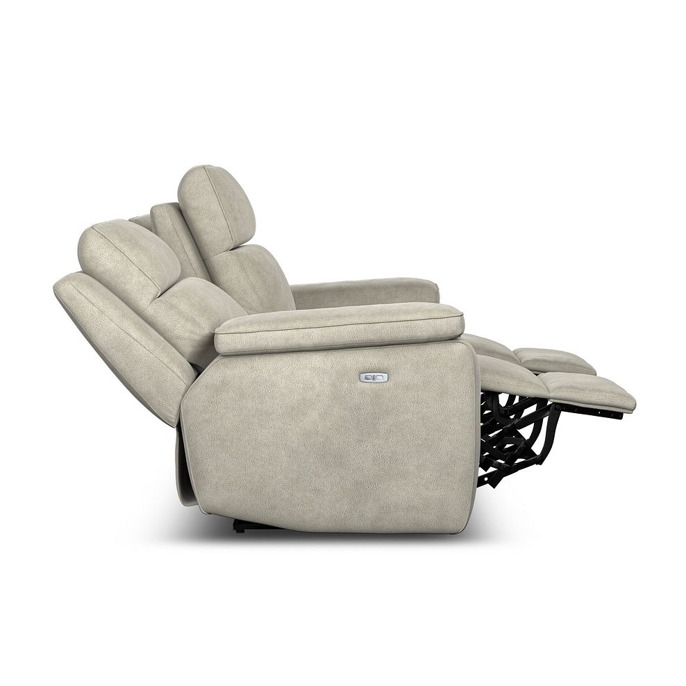 Selby Group 9 Electric Recliner with Power Headrest  Lumbar Support in Miller Taupe Fabric 6