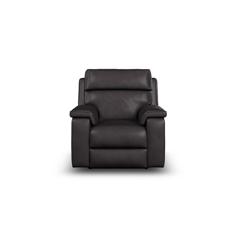 Selby Power Recliner Armchair in Virgo Black Leather 6