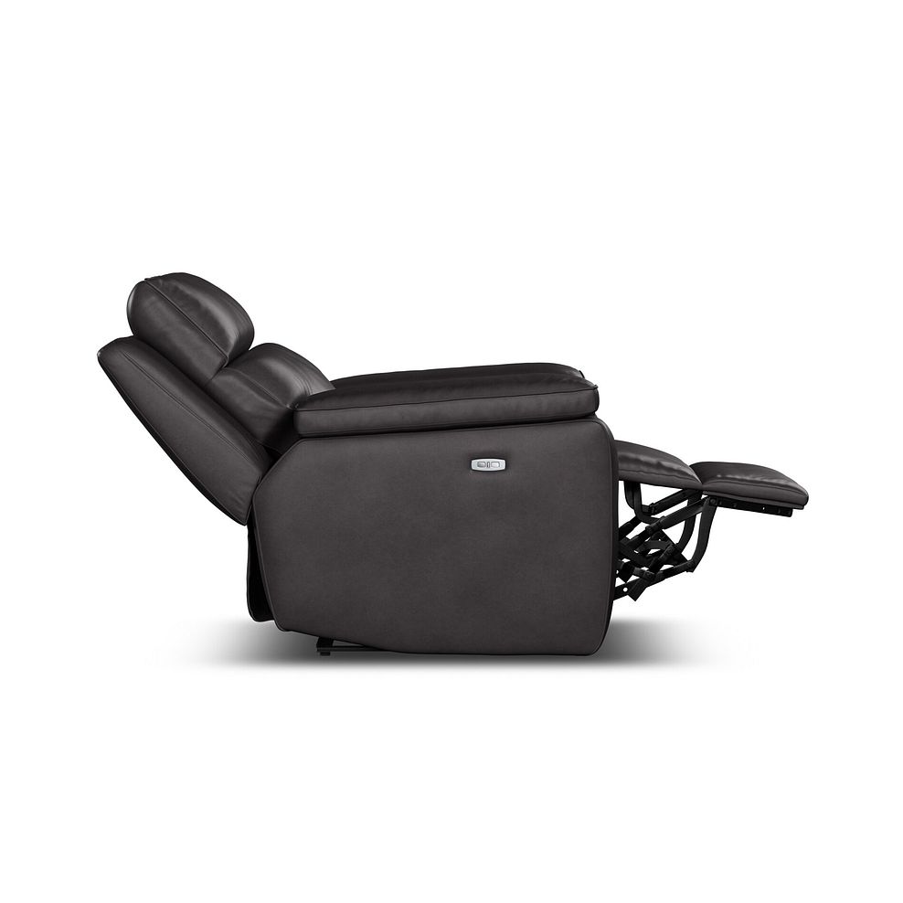 Selby Power Recliner Armchair in Virgo Black Leather 9