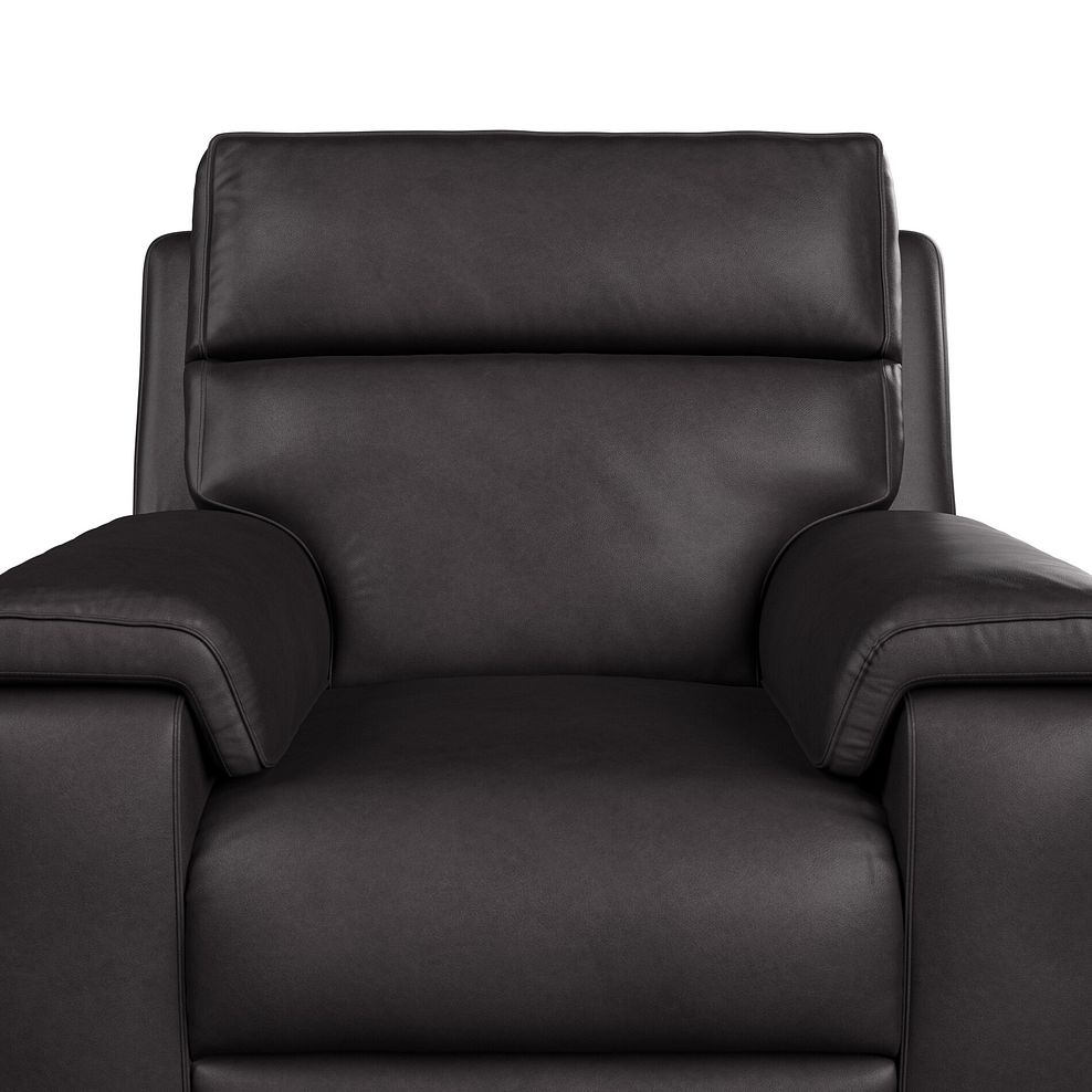 Selby Power Recliner Armchair in Virgo Black Leather 11