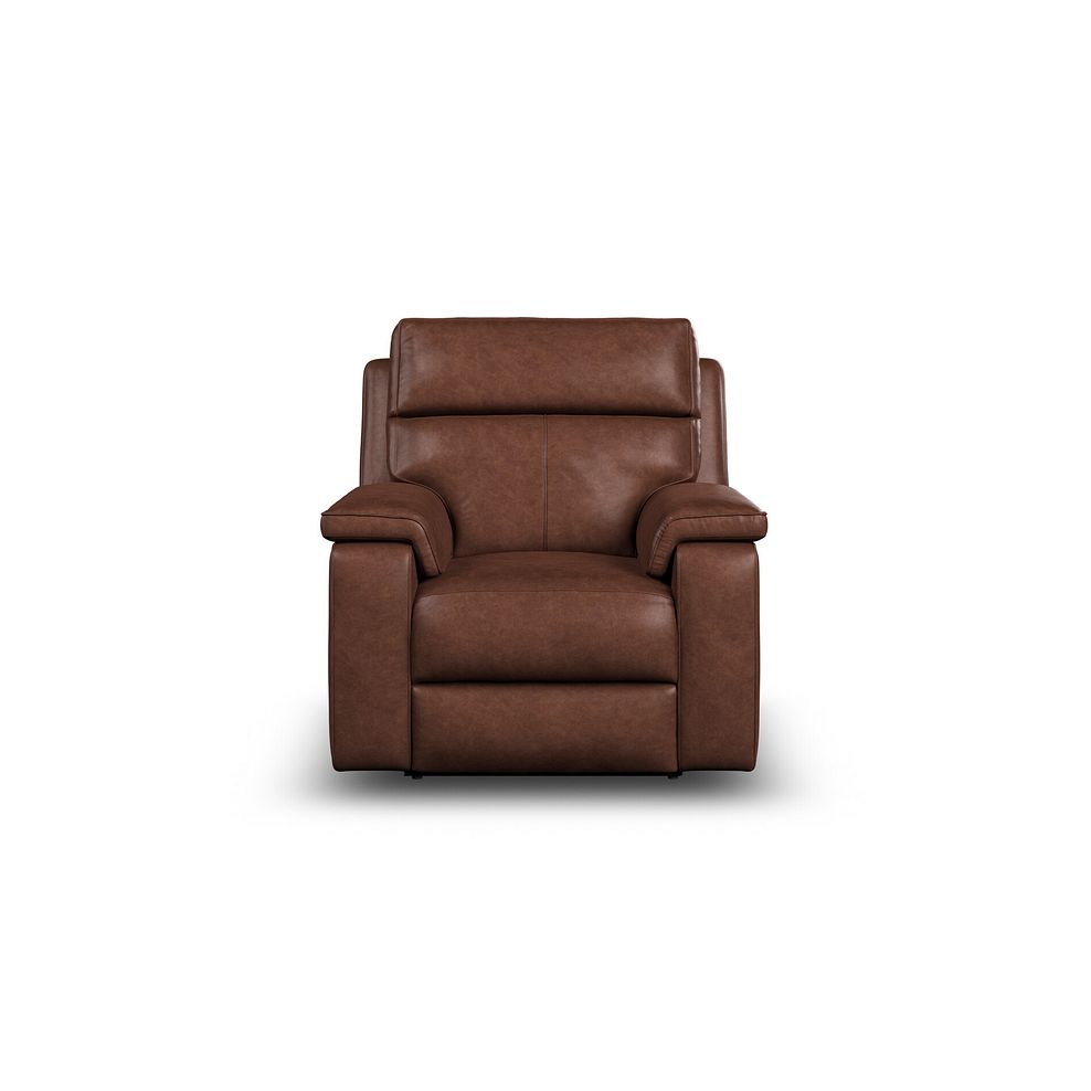 Selby Power Recliner Armchair in Virgo Chestnut Leather 5