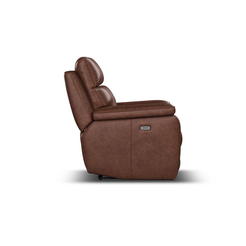 Selby Power Recliner Armchair in Virgo Chestnut Leather 6