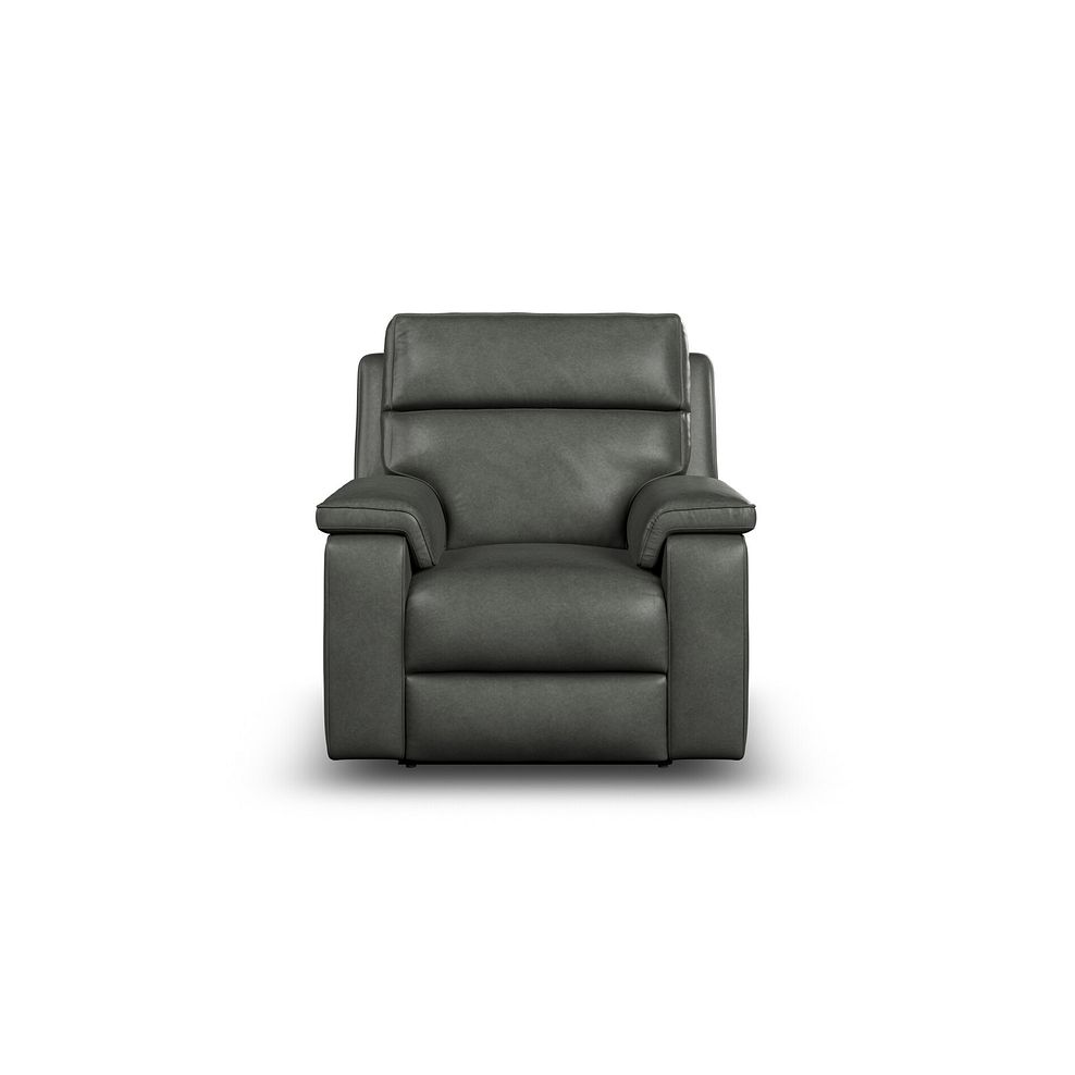 Selby Power Recliner Armchair in Virgo Lead Leather 4