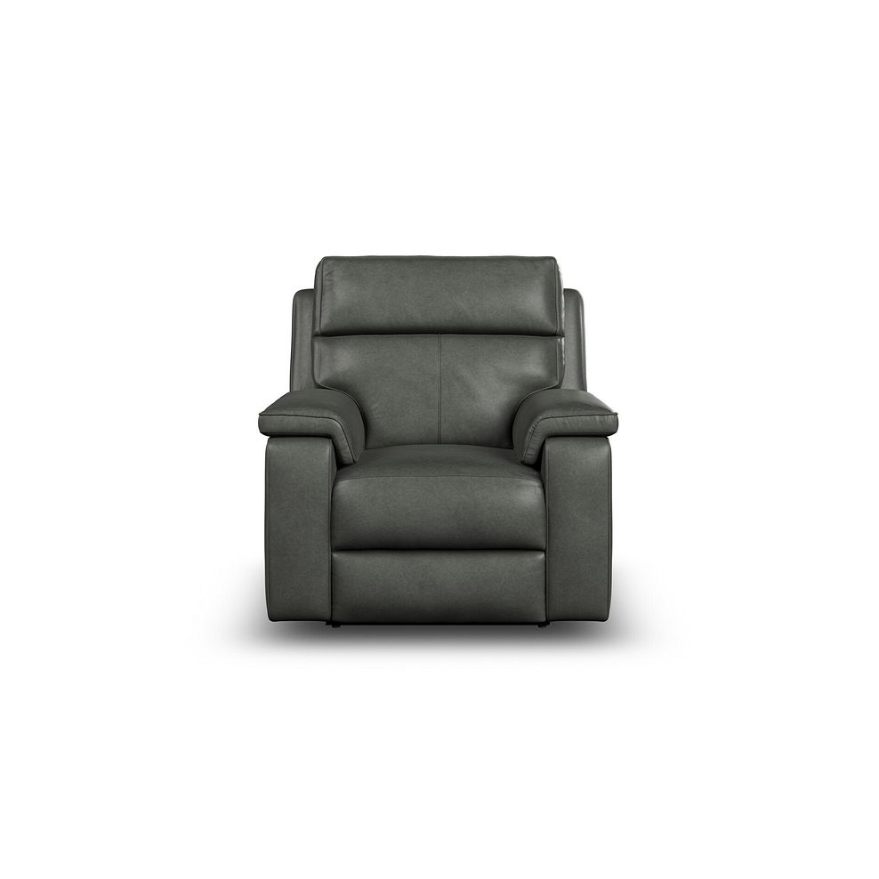Selby Power Recliner Armchair in Virgo Lead Leather 4
